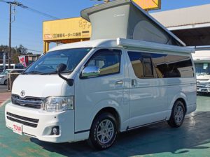 【H22年式・国産バンコン】アムクラフト　コンパス　2WD　【FFヒーター・テレビ】　※総額支払表示