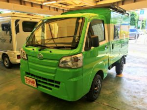 【令和1年式】ハイゼット４ＷＤパネルバン５速マニュアル車中泊仕様※総額支払い表示